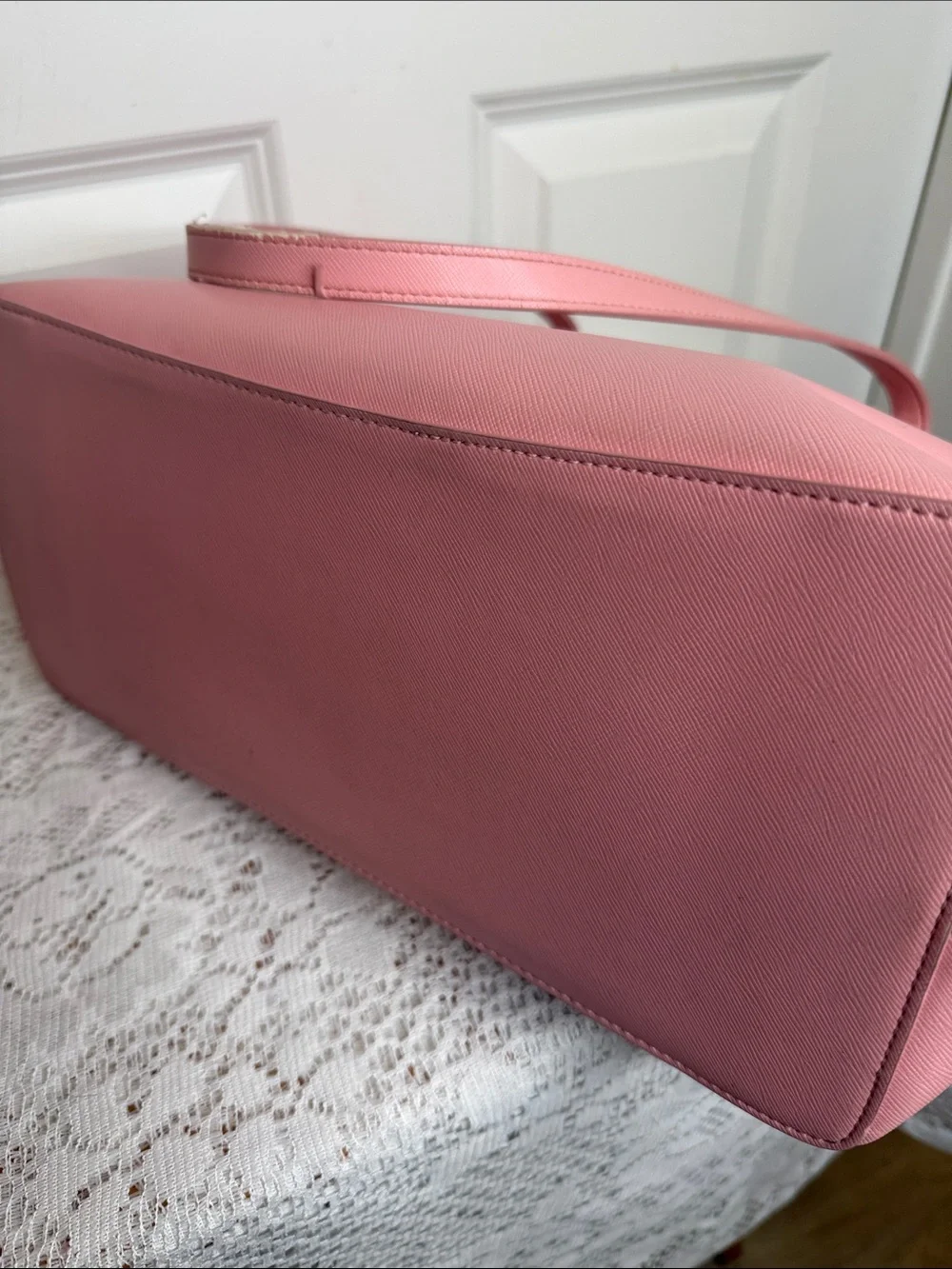 Kate Spade pink glitter trim shoulder bag